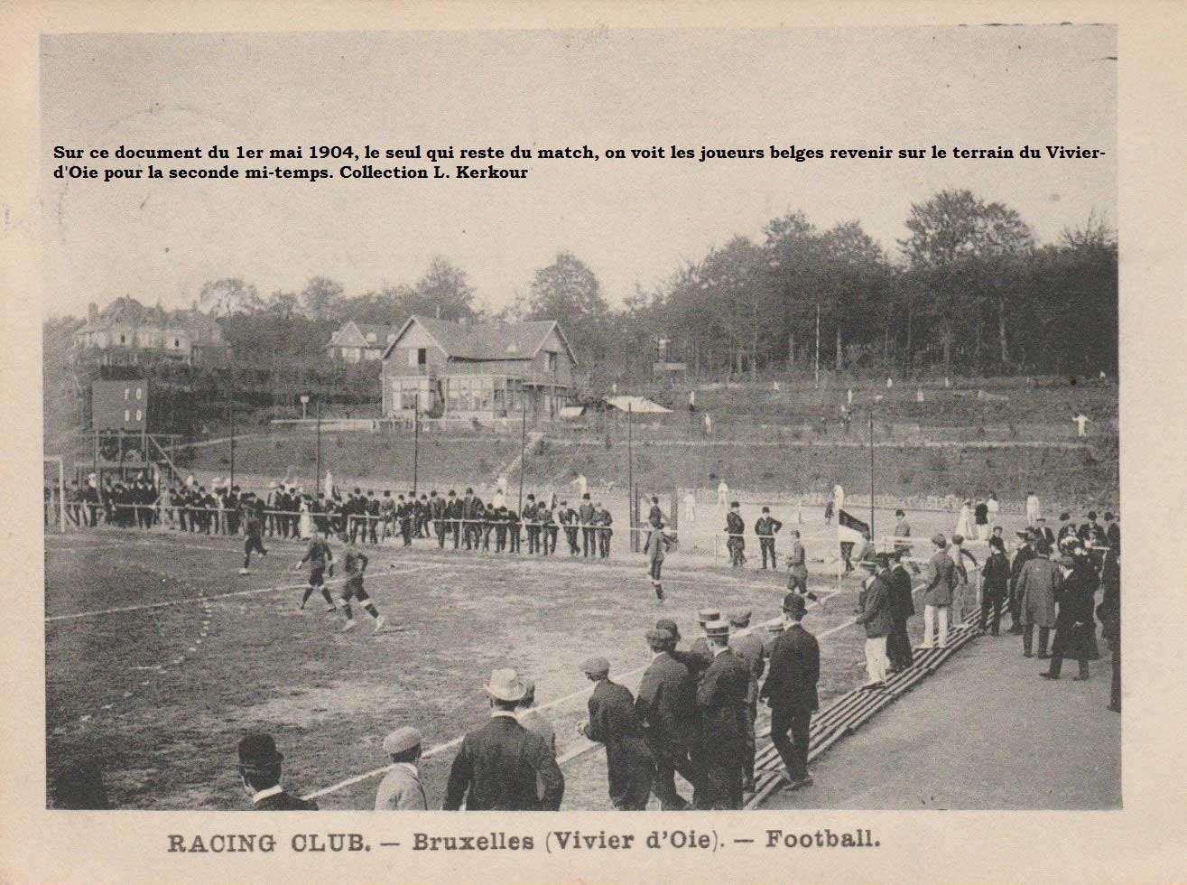 Football Belgique-France mai 1904